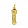 18K SILUETA VIRGEN DE LA ALMUDENA 28 X 9 MM