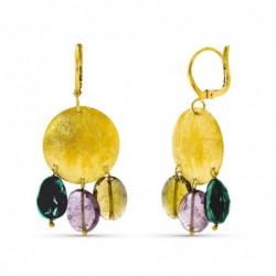 18K PENDIENTES ORO AMARILLO...