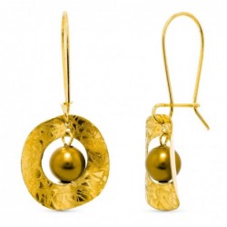 18K PENDIENTES ORO AMARILLO...