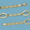 18K PULSERA ESLABONES. 8.25 GRS.