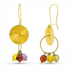 18K PENDIENTES ORO AMARILLO...