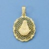 18K MEDALLA VIRGEN DEL ROCIO 25 X 17 MM