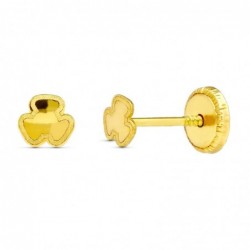 18K PENDIENTES ORO AMARILLO...