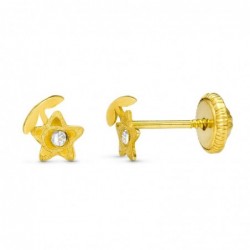 18K PENDIENTES ORO AMARILLO...