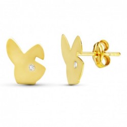 18K PENDIENTES ORO AMARILLO...