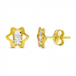 18K PENDIENTES ORO AMARILLO...