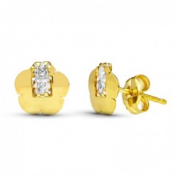 18K PENDIENTES ORO AMARILLO...