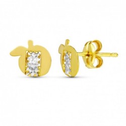 18K PENDIENTES ORO AMARILLO...