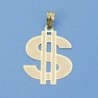 18K COLGANTE LASER DOLAR. 30 X 22 MM.