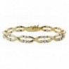 18K PULSERA BICOLOR. 19 CM. 7 MM. 15.75 GRS.