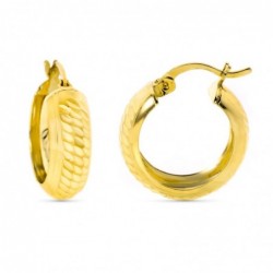 18K AROS ORO AMARILLO...