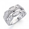 18K SORTIJA ORO BLANCO DIAMANTES TALLA BRILLANTE 0.120/0.450 QTES.