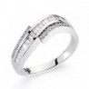 18K SORTIJA ORO BLANCO DIAMANTES TALLA BRILLANTE 0.70/ 0.31 QTES.