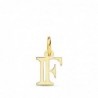18K COLGANTE LETRA "F" 11 X 8 MM.