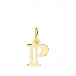 18K COLGANTE LETRA "P" 11 X...