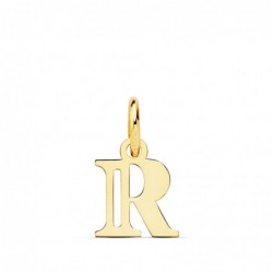 18K COLGANTE LETRA "R" 11 X...