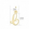 18K COLGANTE LETRA "C" 15 X 9 MM.