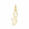 18K COLGANTE LETRA "S" 16 X 5 MM.