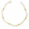 18K PULSERA PERLAS 5 MM. 16 CM
