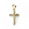 18K CRUZ CON CRISTO HUECA. 18 X 10 MM.