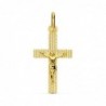 18K CRUZ CON CRISTO. 23 X 13 MM.