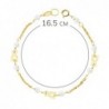 18K PULSERA PERLAS Y OSITOS. 16.5 CM.