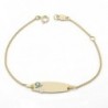 18K ESCLAVA CHUPETE ESMALTE. 14 CM.