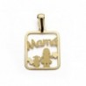 18K COLGANTE ORO AMARILLO "MAMA"