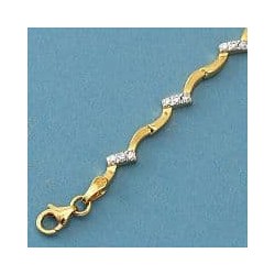 18K PULSERA BICOLOR...