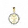 18K COLGANTE MANO DE FATIMA. 13 MM