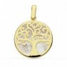 18K COLGANTE NACAR ARBOL DE LA VIDA 20MM.