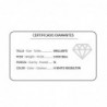 18K COLGANTE ORO BLANCO CHATON 5,5 MM. DIAMANTE TALLA BRILLANTE 0,05 QTS. SI-H