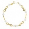 18K PULSERA COMUNION PERLA 5,5MM. 17,5CM.