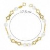 18K PULSERA COMUNION PERLA 5,5MM. 17,5CM.