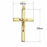 18K CRUZ CON CRISTO 29 X 18 X 3 MM.