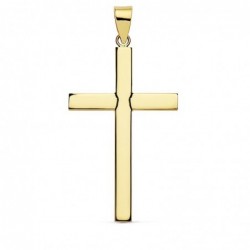 18K CRUZ LISA. 32 X 18 X 3 MM.