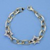 18 PULSERA BICOLOR. 20 CM. 10,70 GRS.