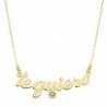 18K GARGANTILLA "TE QUIERO" 45CM. CIRCONITA