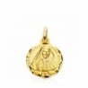 18K MEDALLA SANTA ANGELA DE LA CRUZ 14 MM 1.50 GRS.