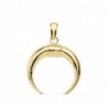 18K COLGANTE CUERNO. 16 X 16 MM