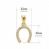 18K COLGANTE HERRADURA. 12 X 11 MM.
