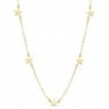 18K GARGANTILLA ESTRELLAS ORO AMARILLO 42 CM.