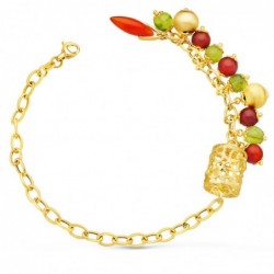 18K PULSERA ORO AMARILLO...