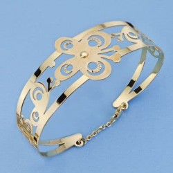 18K PULSERA MARIPOSA LASER....