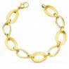 18K PULSERA ORO AMARILLO ESLABONES HUECOS. ANCHO: 12,5 MM. LARGO: 20 CM.