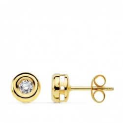 18K PENDIENTES ORO AMARILLO...