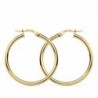 18K AROS ORO AMARILLO REDONDOS HUECOS 28 X 2 MM