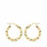 18K AROS ORO AMARILLO RELIADOS HILO 21 X 3 MM