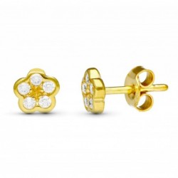 18K PENDIENTES ORO AMARILLO...