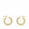 18K AROS ORO AMARILLO HUECOS ESPIGA 16 X 3 MM